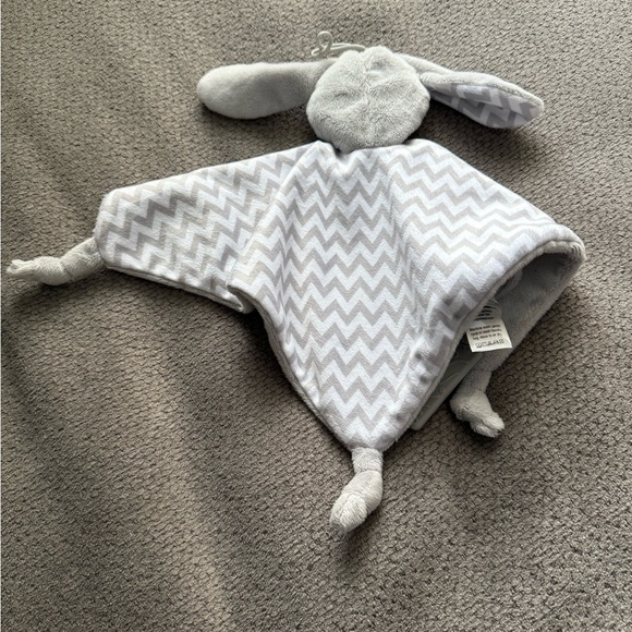 BooginHead‎ Pacifier Holder Stuffed Animal Pacifier Lovey Bunny Baby w/ Teether - Picture 6 of 6